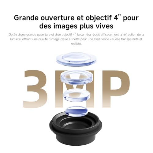 Caméra XIAOMI C301 2K pour éliminer les angles morts et protéger votre intérieur