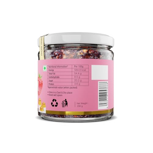 Image of Mum Made It Spiced Strawberry Pickle 200G | Homemade Pickle | No Added Preservatives | No Added Color | No Artificial Flavours | 100% Natural
