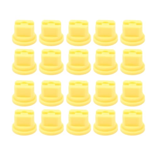 Haofy 20 Puntas de Pulverización de Ventilador Plano, Distribución de Pulverización Uniforme Boquilla de Atomización de Pulverizador Agrícola de 110 Grados para Limpieza de (02)