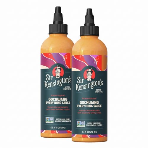 Sir Kensington's Everything Sauce Gochujang Dressing Dip and Drizzle Keto Diet Certified Dairy Free Gluten Free Non- GMO Project Verified Shelf-Stable 8.3 oz (Pack of 2)