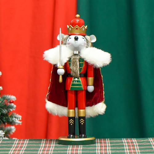 Casse-noisette de Noël en bois de 36 cm, le cadeau idéal en statue de table