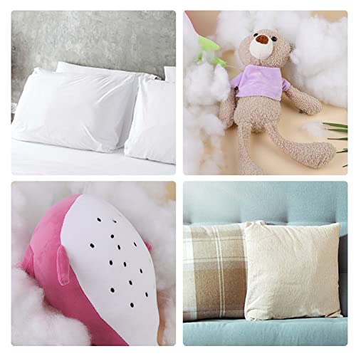 Image of BUTUZE 24.7oz Premium Polyester Fiber Fill, Polyfill Stuffing High Resilience Fiberfill Stuffing for Craft, Crochet Stuffing, Cotton Stuffing Part Pillow Comforter DIY, Recyclable
