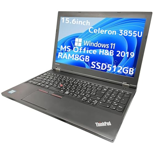 yςݕizm{ m[gPC L560 / L570 / 15.6^ / 10L[ / Win11 Pro/MS Office H&B 2019 / Celeron 3855U / wajunWIFI/Bluetooth/DVD / 8GB/512G