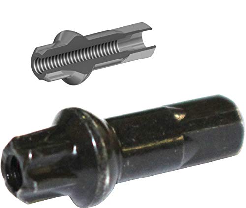 DT Swiss 2.0 mm x 15 mm Prolock Pro Head Squorx Brass Nipples Black (Box of 100)