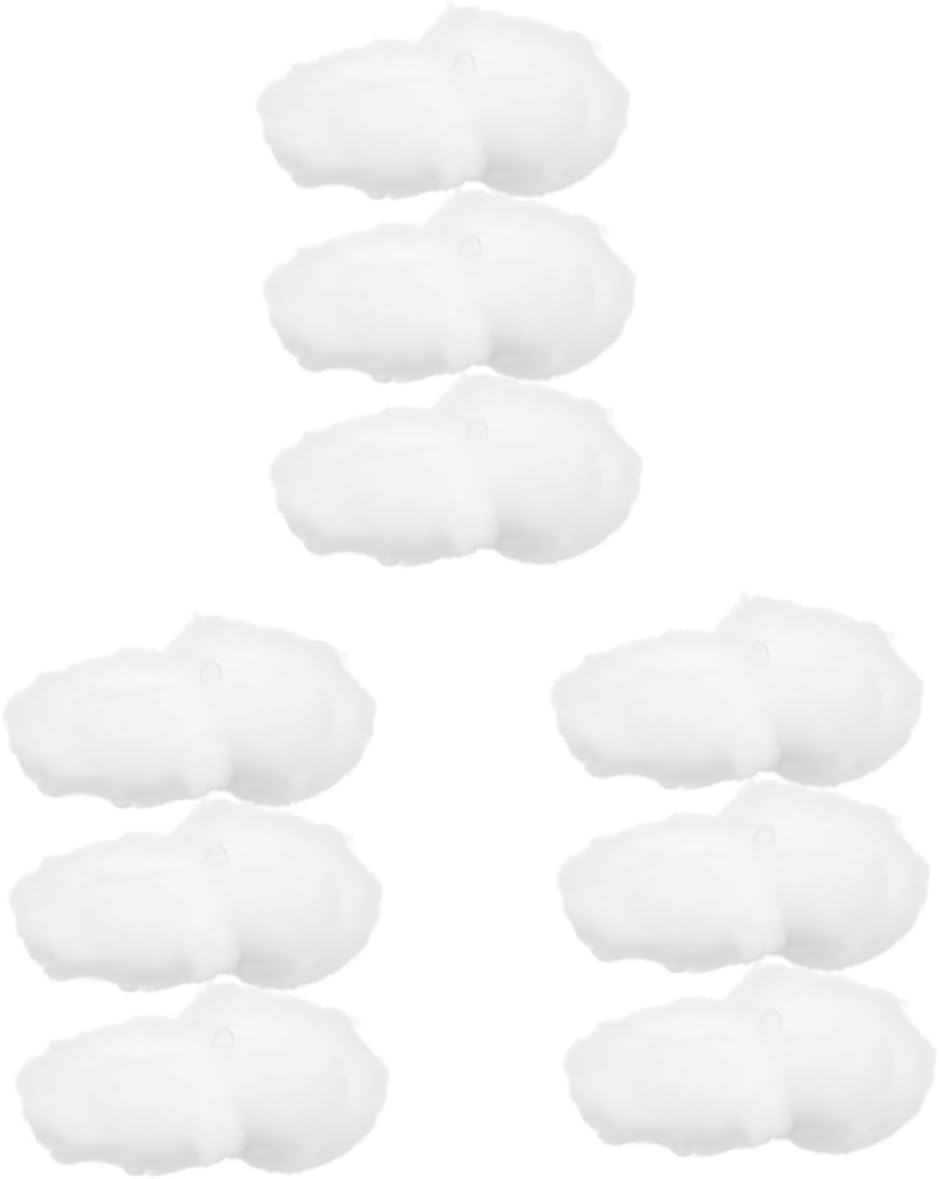 LABRIMP 9 Pcs Simulated Clouds House Decorations for Home DIY Cloud Toy Cloud Hanging Decorations Faxu Cloud Pendant Hanging Clouds Scene Layout Prop Room 3 Decorations White Cotton