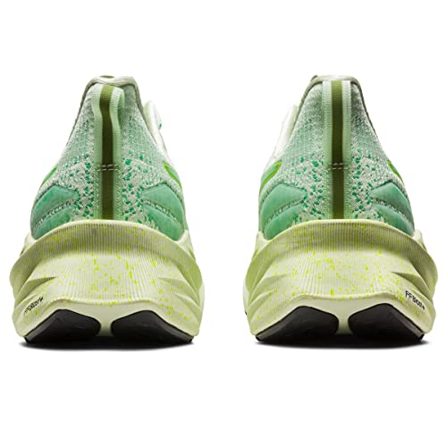 ASICS Men's NOVABLAST 3 LE Running Shoes, 15, Whisper Green/Cilantro