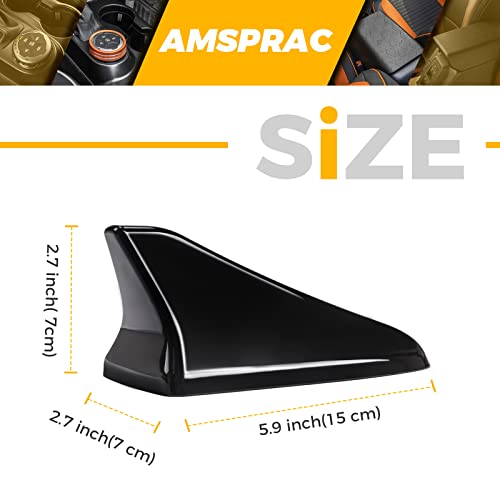 AMSPRAC Shark Fin Antenna Cover,Car Roof Antenna Caps fit for Kia Optima 2014-2020,Sonata 2015 2016 2018 2019,Genesis Sedan G80 2015-2017,Genesis Coupe 2013-2015,Elantra Sedan 2011-2016,(Not Sport)