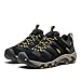 KEEN Men's Headout Low Height Waterproof All Terrain Hiking Shoes, Black/Lemon Curry, 9.5