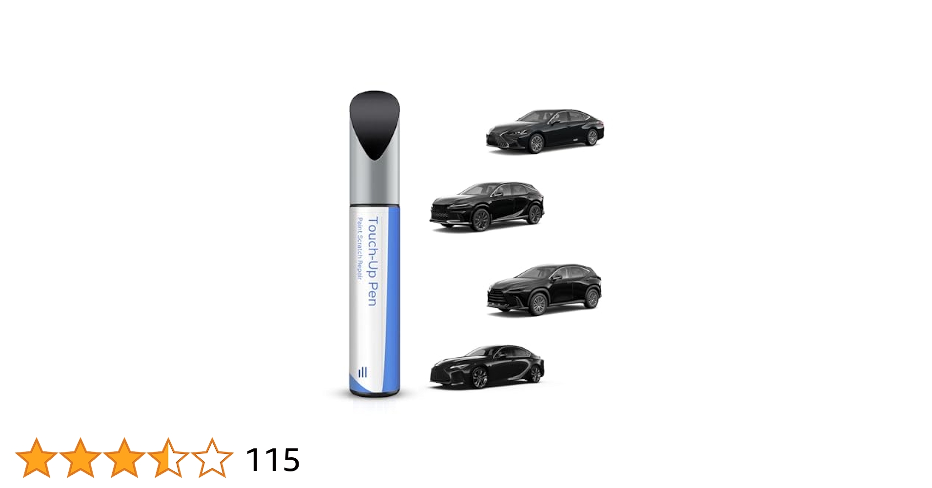 SCRATCH❗️ PARTS4EV 223 Caviar Touch Up Paint Compatible with Lexus