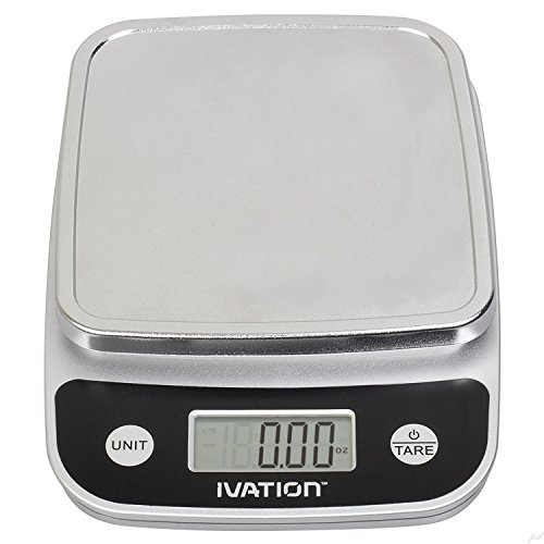 Digital Kitchen Food Scale, Multifunction, Lightweight 11 Pounds Capacity, Black