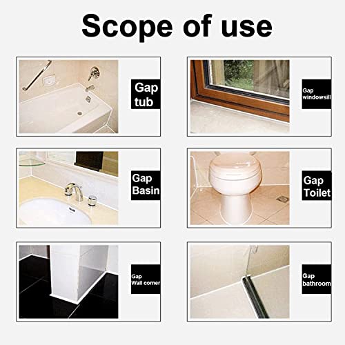 image for Haquno Silicone Sealant Tool Finishing, Caulking Tool Kit 5 in 1, FOLA