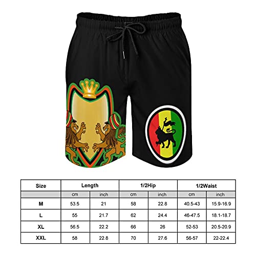 YeneSen-Rasta-Culture-Mens-Board-Beach-Shorts-Swimwear-Workout-Rastafarian-Rasta-Lion-Rasta-Lion-Basketball-Shorts-Pants