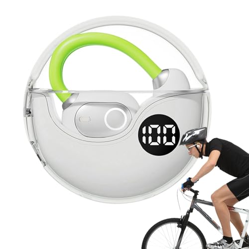 Auriculares de diadema inalámbricos, auriculares de alta fidelidad, resistentes al agua, cascos deportivos, seguros con gancho ergonómico, diseño de cancelación de ruido, perfecto para actividades al