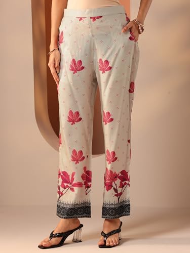 Image of Libas Printed Cotton Blend Co-ord Set