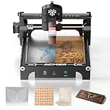 ACMER S1 Laser Engraver for Beginner Mini Laser Engraving Machine for Wood, Leather, Plastic, Laser Class4 (Black, 2500mW)