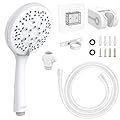 RV Shower Head with Hose, High Pressure 7-Mode RV Shower Head Replacement for RV, Camper, Van, Travel Trailer, Motorhome and Boat, White