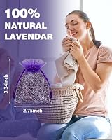 Lavendel Duftsäckchen – 22x Echter Getrockneter Lavendel – Starker Mottenschutz für Kleiderschrank, Schubladen & Auto – Intensiver Natürlicher Duft – Ansicht 4