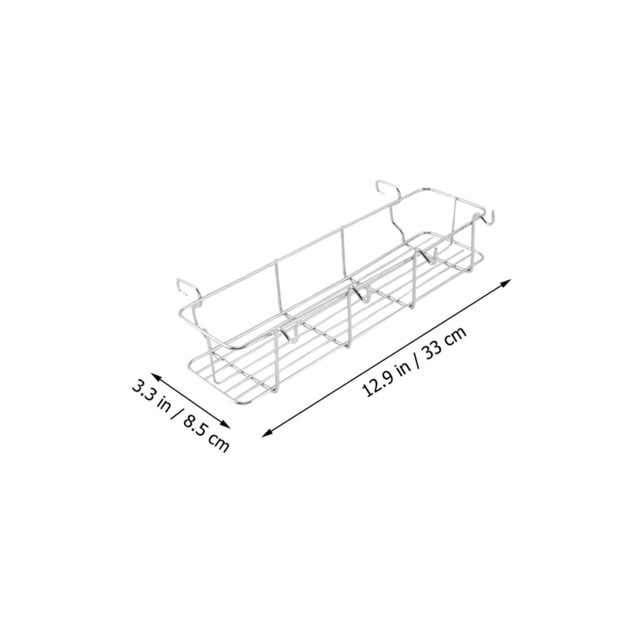 GALPADA Grill Accessory Set Stainless Steel Barbecue Basket Condiment Organizer Rack Metal Spice Basket