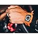 GELISHI Bands Compatible for Apple Watch Band 45mm 44mm 42mm, Men Sport Rugged Band with Protective Case for Watch Series 9 8 7/Series 6 SE 5 4 3, Orange