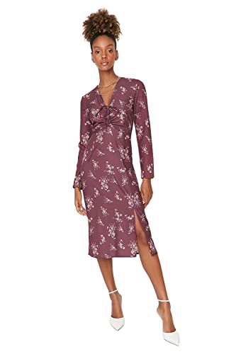 Robe femme pour soirées d'été chic avec coupe midi asymétrique