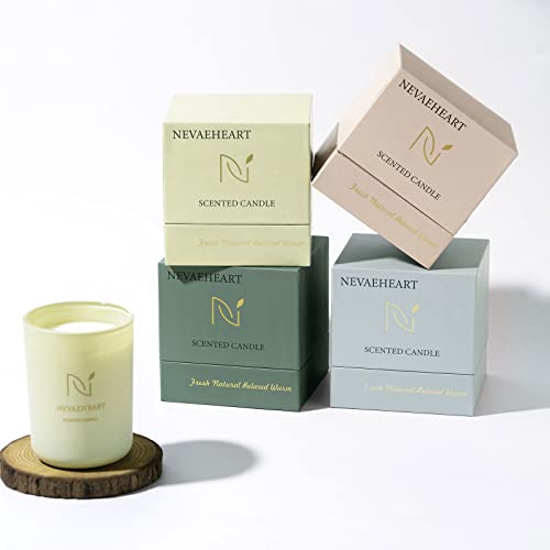 Scented Candle For Home,Lavender Eucalyptus Candles For Home Scented,8.1Oz Aromatherapy Candle Gift Set For Women, Natural Soy Wax, Home Fragrance With Gift Box,Mother's Day Gift #TOP6