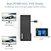 Wavlink Universial USB 3.0 Dual-Head Mini Docking Multi-Display HDMI/VGA with Gigabit Ethernet, USB 3.0 Port, Removable Card Reader, HDMI up to 2560x1440 and VGA 1920x1200 Supports Windows