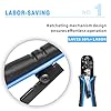 Network Crimper,Cable Stripper Cutter - RJ11 RJ12 RJ45 6P6C/4C,8P8C Connector Crimper Pliers, for Network and Telephone Cables,Ethernet Crimping Hand Tools #2