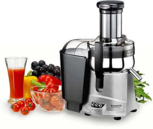 Kuvings Nj-9500U Centrifugal Juice Extractor- Higher Nutrients And Vitamins, Bpa-Free Components, Easy To Clean, Ultra Efficient 350W -Silver #TOP2