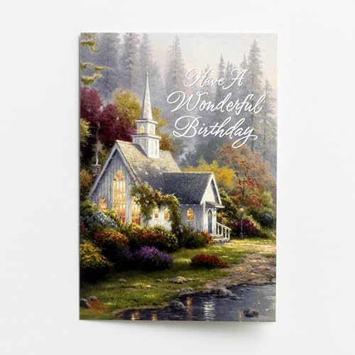 DaySpring Aniversário - Cartões inspiradores em caixa - Thomas Kinkade - 70107