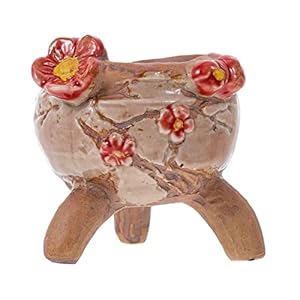 YARNOW Keramische Sappige Planter Ruw Aardewerk Bloemenpot Bloem Planten Pot Koreaanse Bonsai Planter Voor Thuiskantoor…