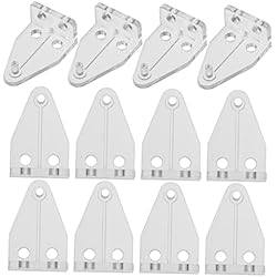 Persianas Cabezon BESPORTBLE 12 Piezas Gancho De Posicionamiento De Persianas Venecianas Corchetes Ciegos Persianas Persianas Corchetes Mini Persianas para Ventanas El Plastico Cortina Soporte Inferior