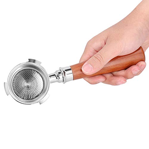 Portafiltro sin fondo de 51 mm, portafiltro profesional sin fondo con canasta de filtro de taza sin presión para… - Imagen 5