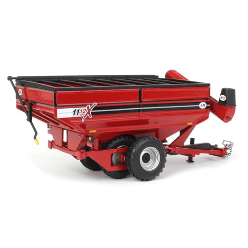 Spec Cast 1/64 Red J&M 1112 X-Tended Reach Grain Cart miniatura 3