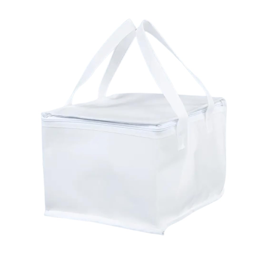 Insulated Cooler Bag – Milk Bottle Holder for Doorstep Deliveries, Food & Drink – Leakproof, Foldable, Reusable Tote (Holds Up to 9 Bottles)