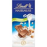 Lindt Schokolade | Vollmilch Haselnuss Tafel | 100g | zartschmelzende Vollmilch-Schokolade und...