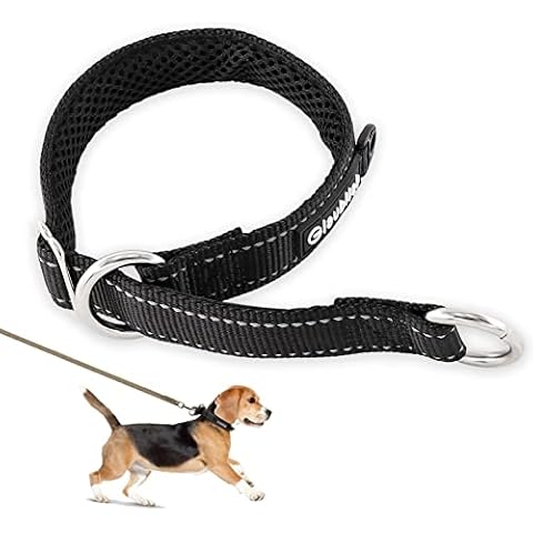 Collar Perros de Nylon Reflectante con Cojines de Malla Suave Cover