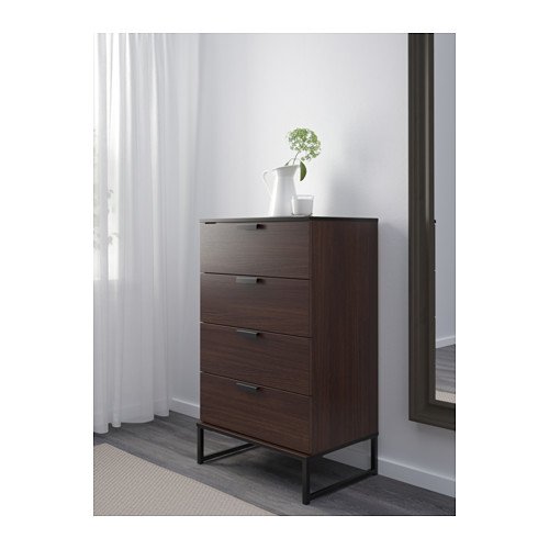 ikeaa IKEA TRYSIL 4-Drawer Chest, Dark Brown 903.348.48 : Amazon