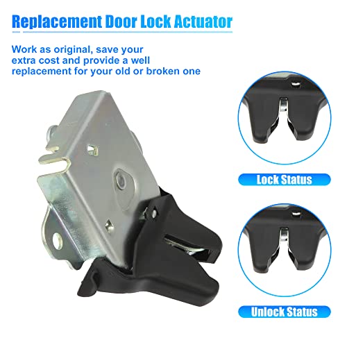 Image of X AUTOHAUX Car Rear Tailgate Latch Actuator Rear Trunk Door Lock Latch 64610-12360 for Toyota Corolla E12 2004-2008
