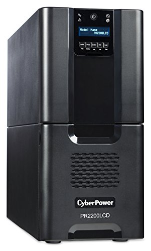 CyberPower PR2200LCD Smart App Sinewave UPS System, 2200VA/1980W, 10 Outlets, AVR, Tower