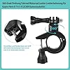 Ginddy Support de Guidon pour Caméra d'action,Alliage D'aluminium 20-36 mm Réglable Compatible avec Adaptateur de Vélo/Moto Stabilisateur pour Terrains Accidentés #3