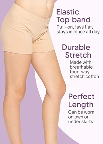 Youth Girl's Stretch Cotton Booty Shorts4