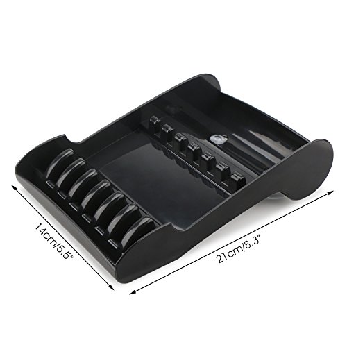 Hair Salon Shear Holder, Segbeauty Professional Hair Cutting Scissors Rack For Stylist, Salon Barber Shop Scissors Organizer For Hairdressers, Scissors Storage Tray Available For 6 Scissors #TOP6