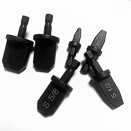 Phantasmia パイプスウェージングビットセット 6個入り 三角シャンク ? エアコン銅管用拡張ツール 耐摩耗性ベアリング鋼採用 HVAC作業に最適