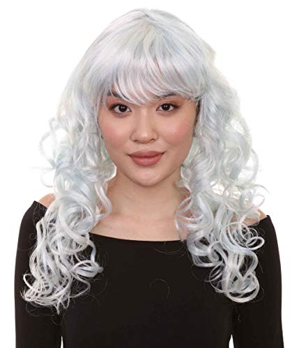 Wigs2you.com���f�B�[�X �t���E�B�b�O �����O�J�[�� �_�[�N�p�[�v�� �O���t�� �ϔM�t�@�C�o�[ ���R�Ȏd�オ�� �n���E�B���E�R�X�v���E�C�x���g�p �y�� ���K - �X�J�C�u���[