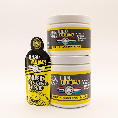 Image of Pro Bud's Tire Mounting Paste - Peerless Lubrication Tire Mounting Lube for Quick Changing and a Secure Fit - Slip-Resistant - 0.5 oz.