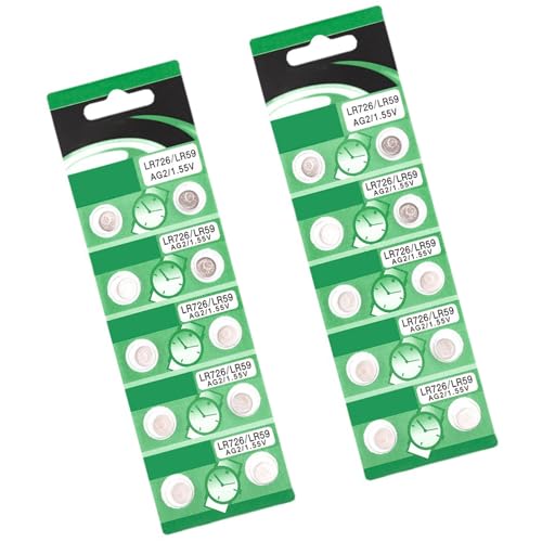 10pcs / 20pcs Pilas Botón AG2 LR726 Compactas miniatura 5