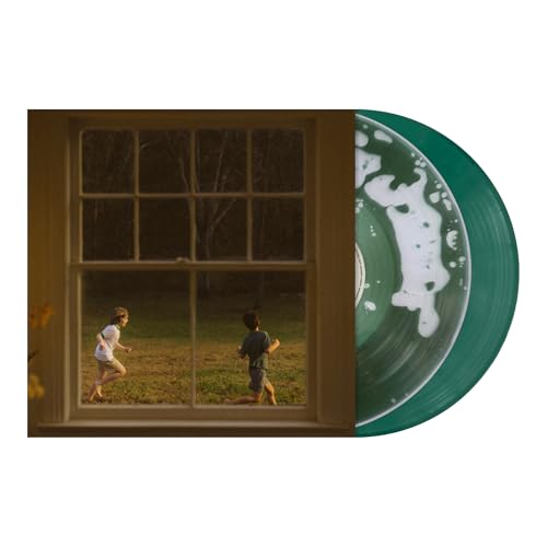 Album Art for Badworld Noah Kahan The Great Divide 2LP, Green with White Splatter, Liquid Filled, Hand Numbered by Noah Kahan