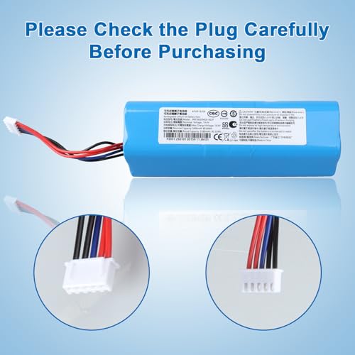 MXJFYY 14,4 V 5600 mAh Ersatzakku Kompatibel mit Ecovacs Deebot T5 T9 T9+ T8 T8+ T10 AIVI/Max, Deebot DX65/DX93/DX96/DBX11, Deebot Ozmo 950 DX9G,Deebot DLX11-54 Home Cleaner Heimroboter