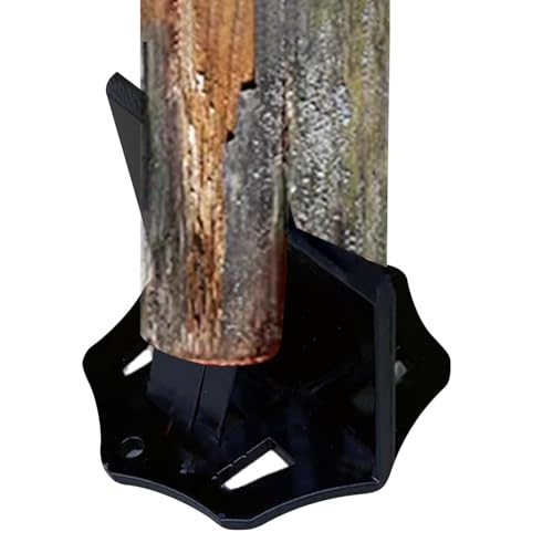 Partidor manual de madera con cuña de acero