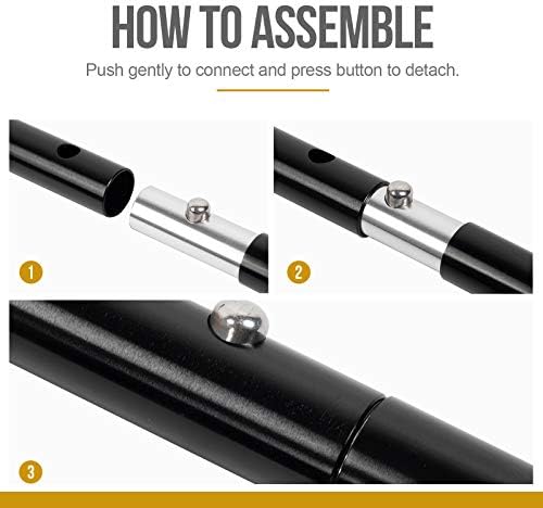 OneTigris Lightweight Tent Poles, 2pc/set, 7075 Aluminum Alloy, Adjustable & Extendable